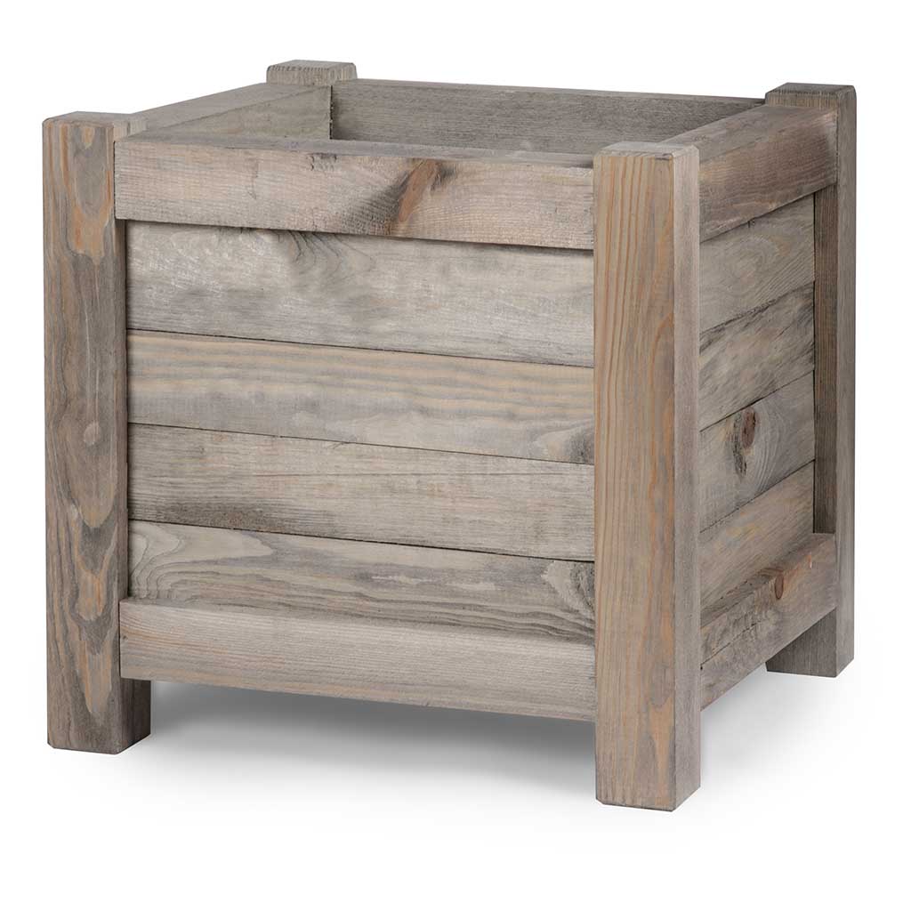 Square Wooden Planter