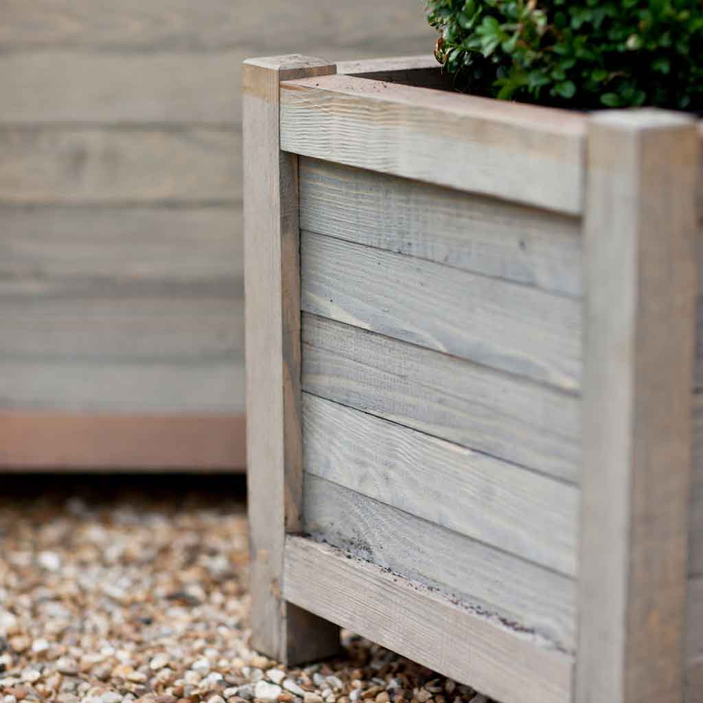Square Wooden Planter Garden Trading PLAW01 Planters One Size / Spruce