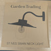 St Ives Swan Neck Light | SMALL DEFECT SALE Garden Trading SDS-LAHP01-1 Wall Lights One Size / Silver