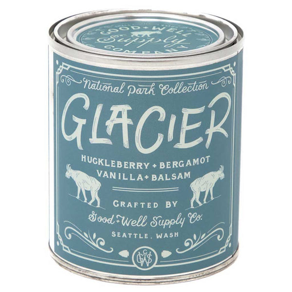 8 oz Candle | Glacier NP Good & Well Supply Co NAT-CAN-8OZ-GLA Candles 8 oz (237 ml) / Glacier NP