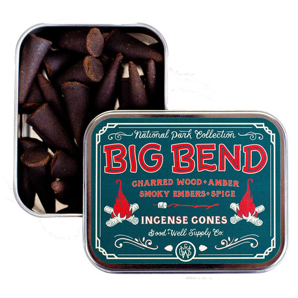 Incense Cones | Big Bend NP Good & Well Supply Co NATP-INC-BIG Incense 25 count / Big Bend NP