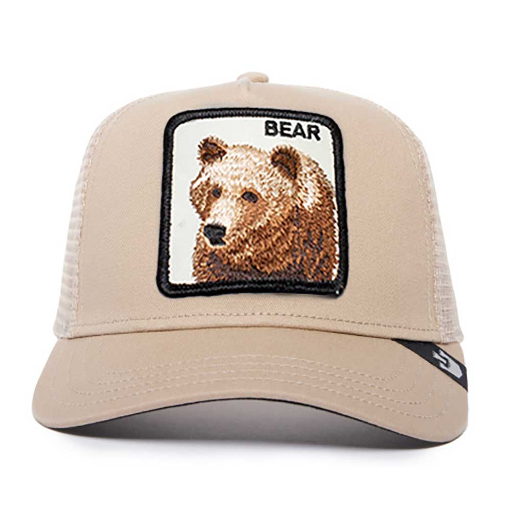 Big Bear Trucker Hat One Size Khaki