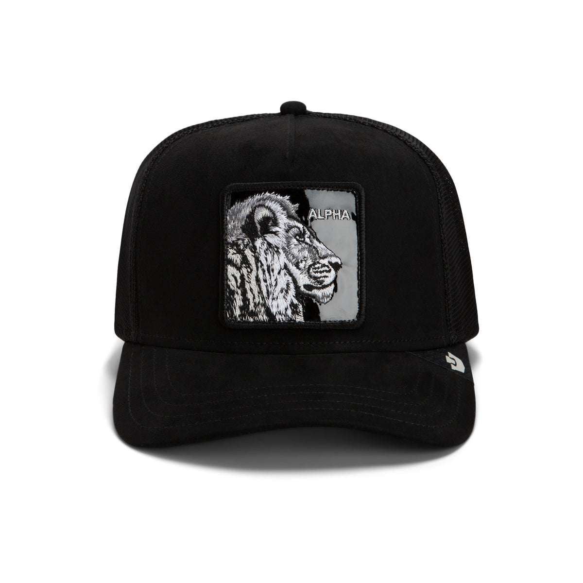Black Out Lion Trucker Hat Goorin Bros. 101-3839-VOI01-O/S Caps & Hats One Size / Void