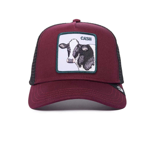Cash Cow Trucker Hat Goorin Bros. 101-0383-WIN Caps & Hats One Size / Wine