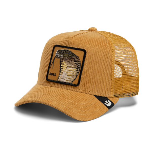 Corduroy Boss Trucker Hat Goorin Bros. 101-3181-AMB01-O/S Caps & Hats One Size / Amber