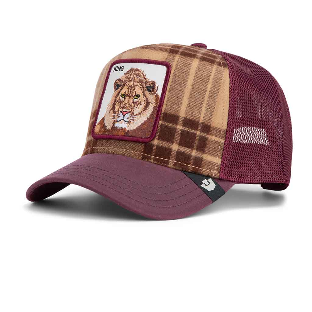Dapper King Italy Trucker Hat Goorin Bros. 101-2805-DES01 Caps &amp; Hats One Size / Plaid