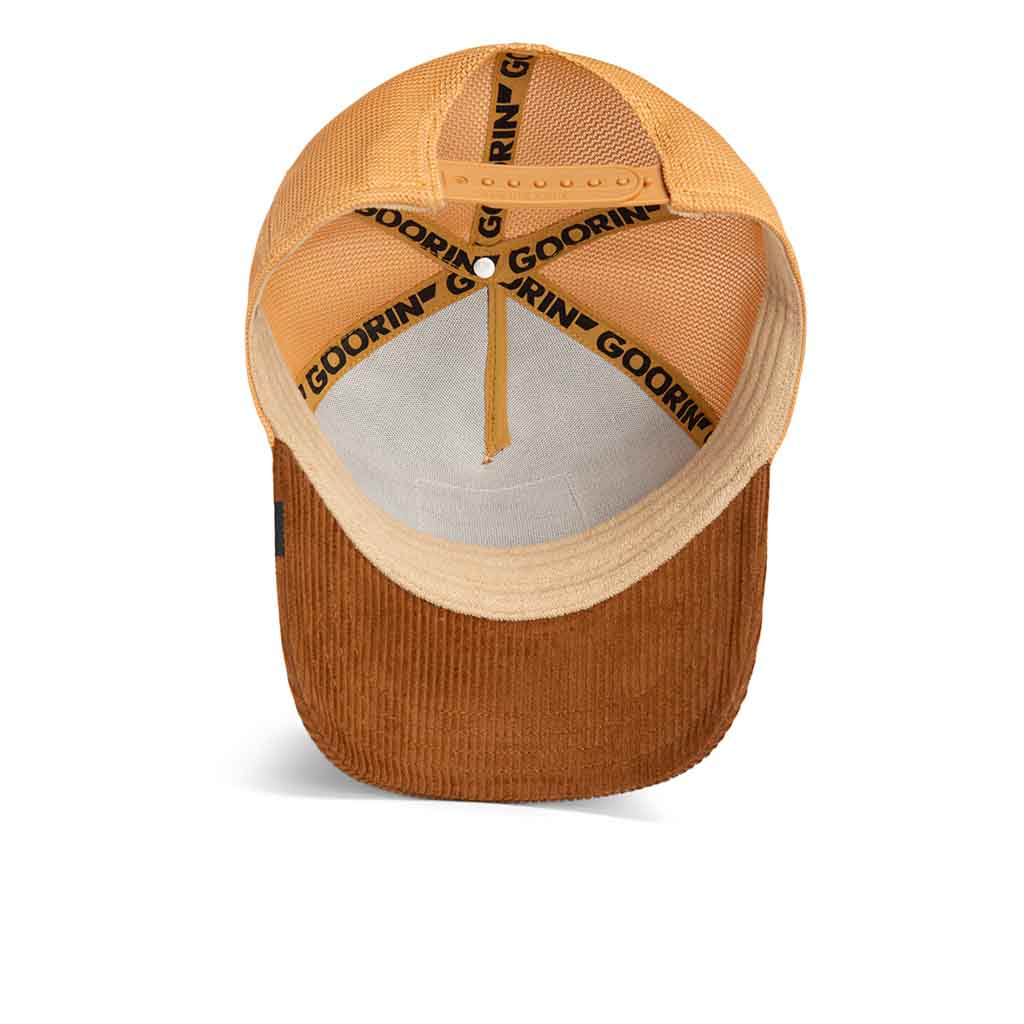 Dapper Rebel Corduroy Trucker Hat Goorin Bros. 101-2859-HEA01 Caps & Hats One Size / Cordury
