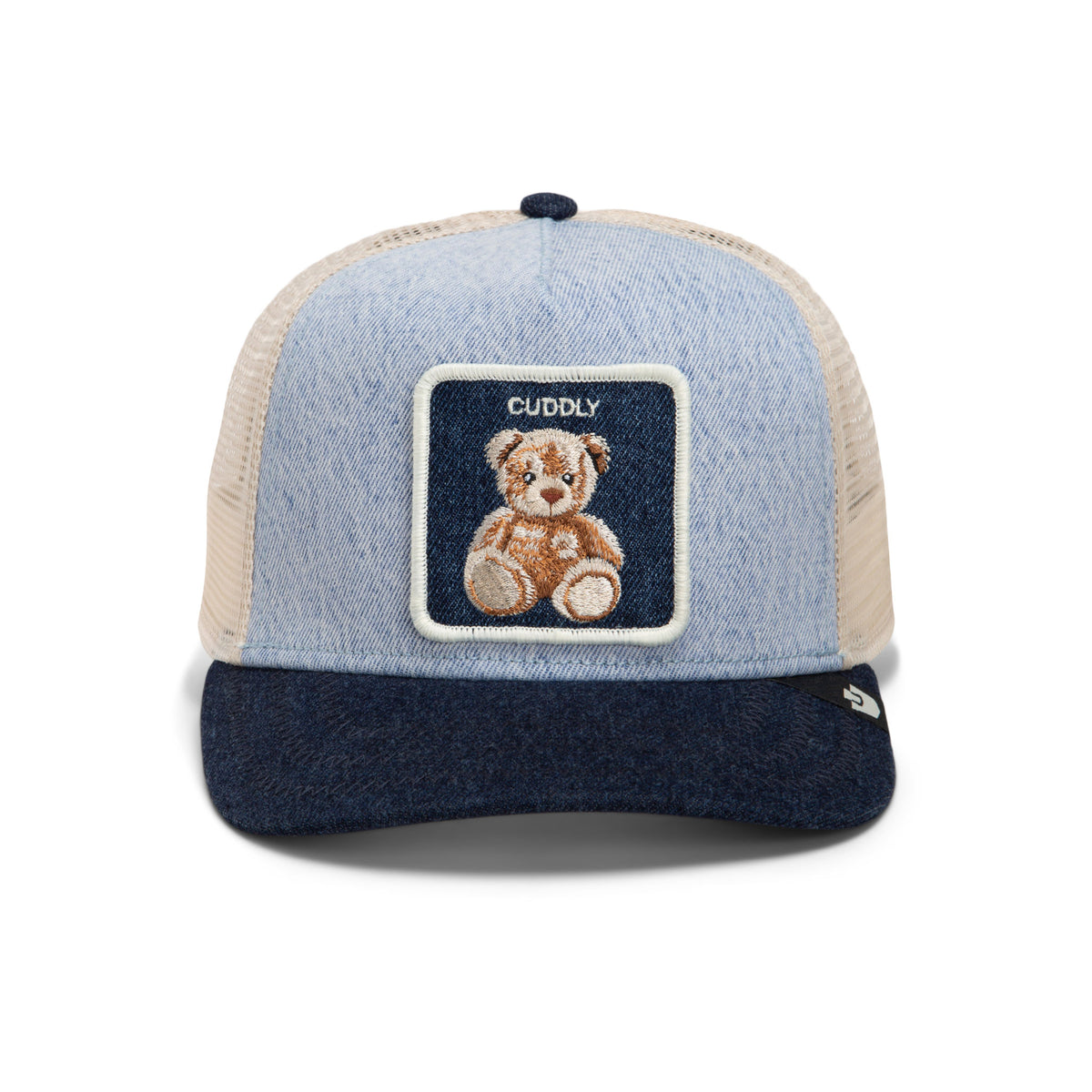 Denim Cuddly Trucker Hat Goorin Bros. 101-3152-DEN02-O/S Caps & Hats One Size / Light Denim