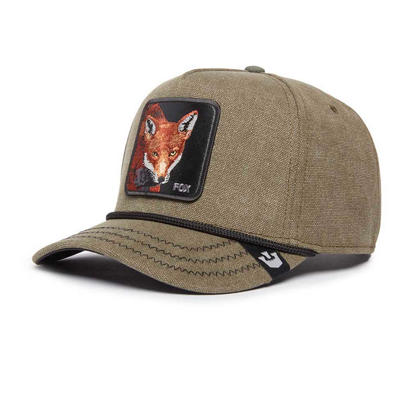 Foxy Duck Canvas Trucker Hat Goorin Bros. 101-1509-OLI Caps & Hats One Size / Olive