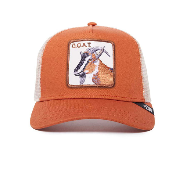 GOAT Trucker Hat Goorin Bros. 101-0385-RUS Caps & Hats One Size / Rust
