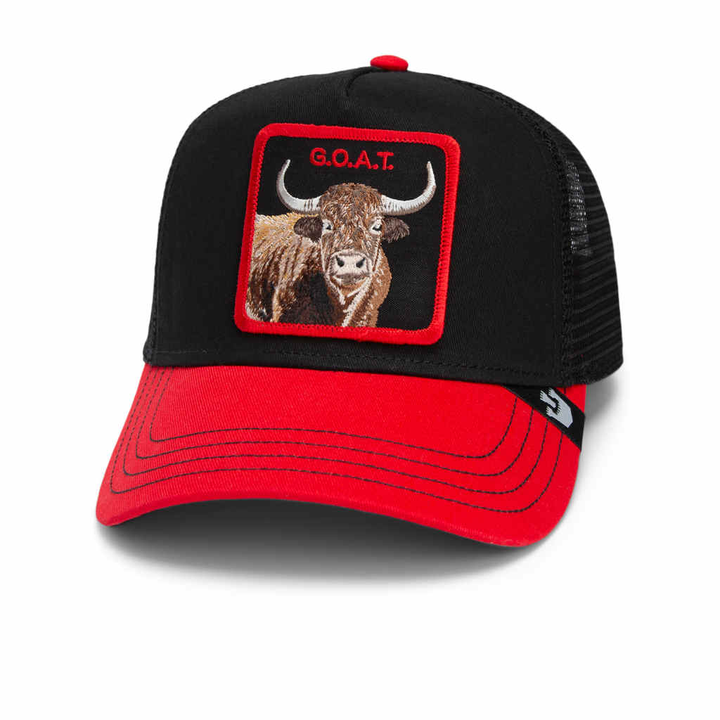 The GOAT Steer Trucker Hat One Size Black - Main Image