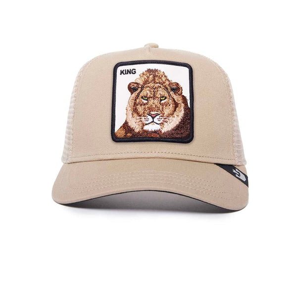 Goorin The King Lion Trucker Hat Khaki WildBounds UK