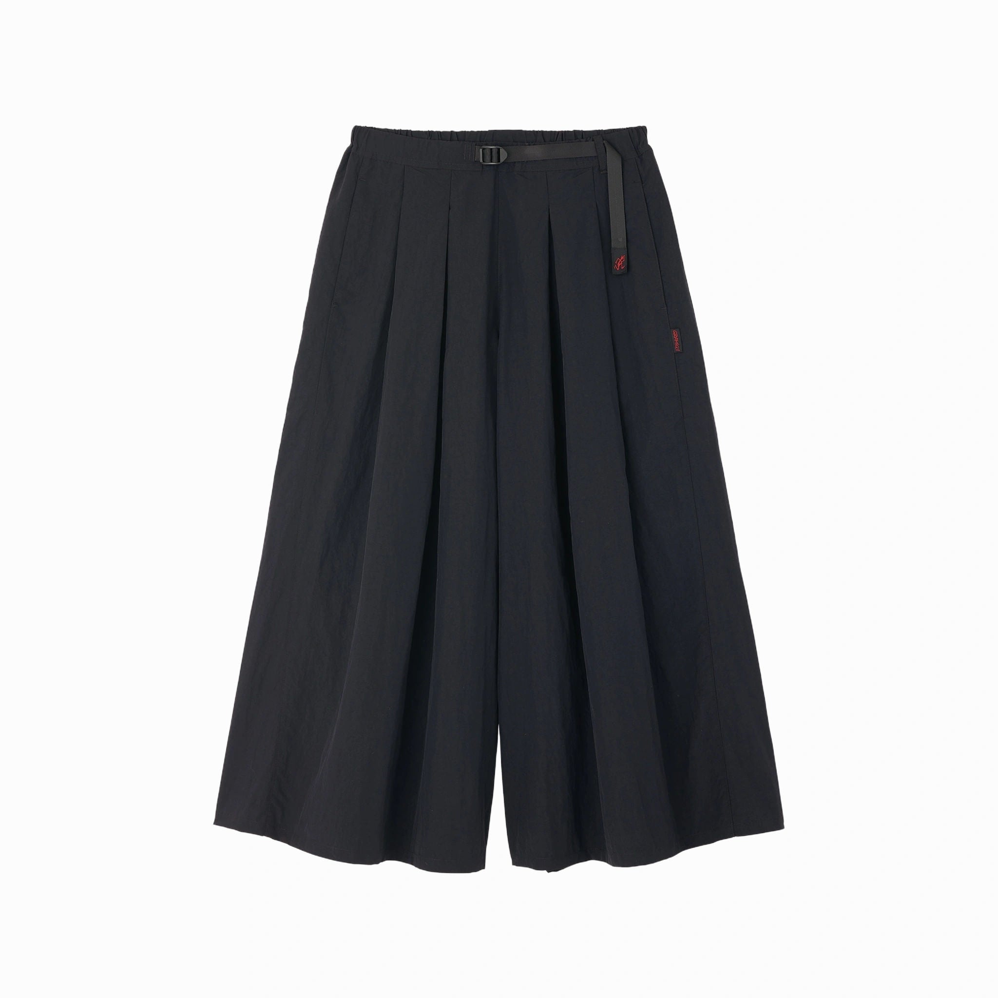 Gramicci | Nylon Flare Pant | Wide Leg Nylon Trousers | Black