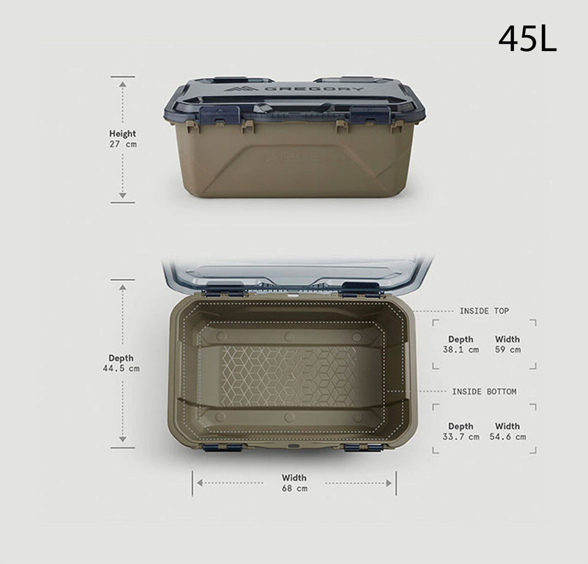 Alpaca Gear Box Gregory Camp Storage Boxes