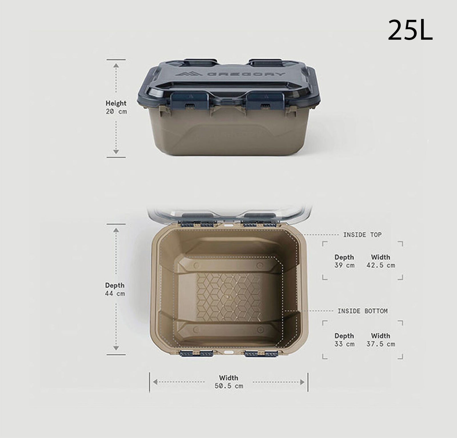 Alpaca Gear Box Gregory Camp Storage Boxes