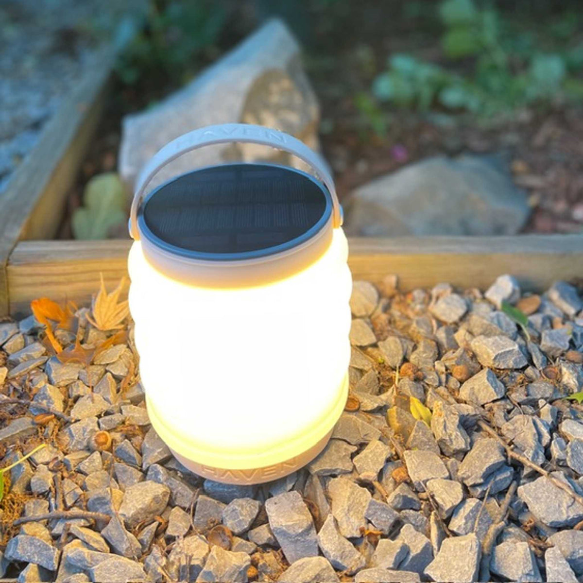 HAVEN 6000 | Solar Lantern HAVEN HVN6000 Lanterns One Size / Matte White/Silver