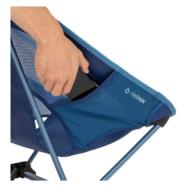 Helinox Chair Two | The Chair Two developed from the original is light and easy to store and offers extra support with its extended backrest (Black Pockets Helinox Chair Two | The Chair Two developed from the original is light and easy to store and offers extra support with its extended backrest (Black Pockets