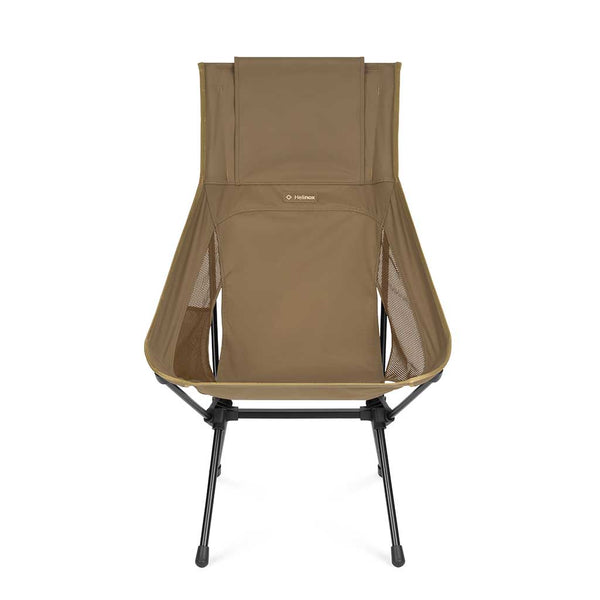 Helinox | Sunset Chair (re) | High Back Camping Chair | Coyote Tan