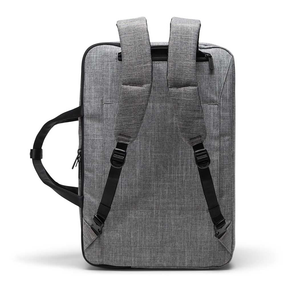 Bowen Convertible Travel Duffle Tech Herschel Supply Co. 11594-00919-OS Duffle Bags 30L / Raven Crosshatch