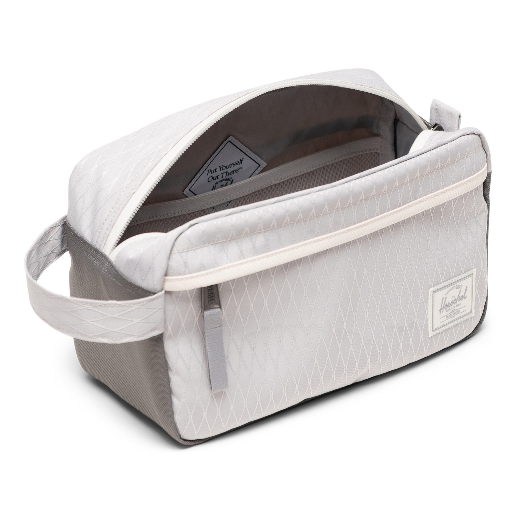 Herschel Supply Co. | Chapter Travel Kit | Toiletry Bag | Vapor Diamond/Charcoal Gray