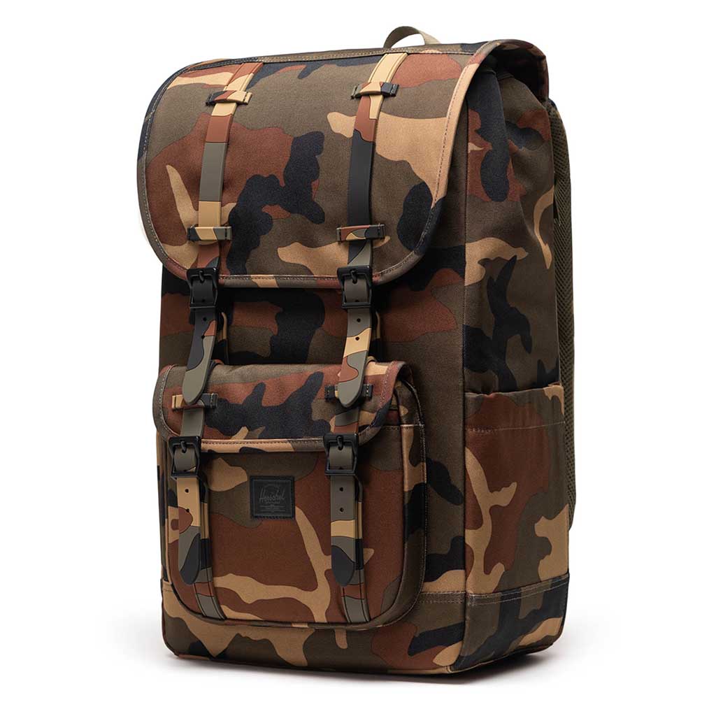herschel america backpack woodland camo Classic nonsense backpack with rucksack styling and a couple of tricks up its sleeve Herschel Supply Co. Little America