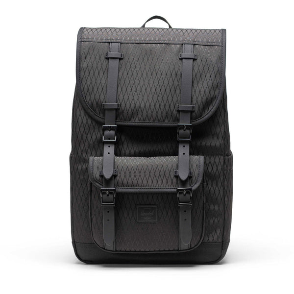 herschel backpack for men Herschel Supply Co. | Herschel Little America Mid Backpack | Black  Diamond/Black
