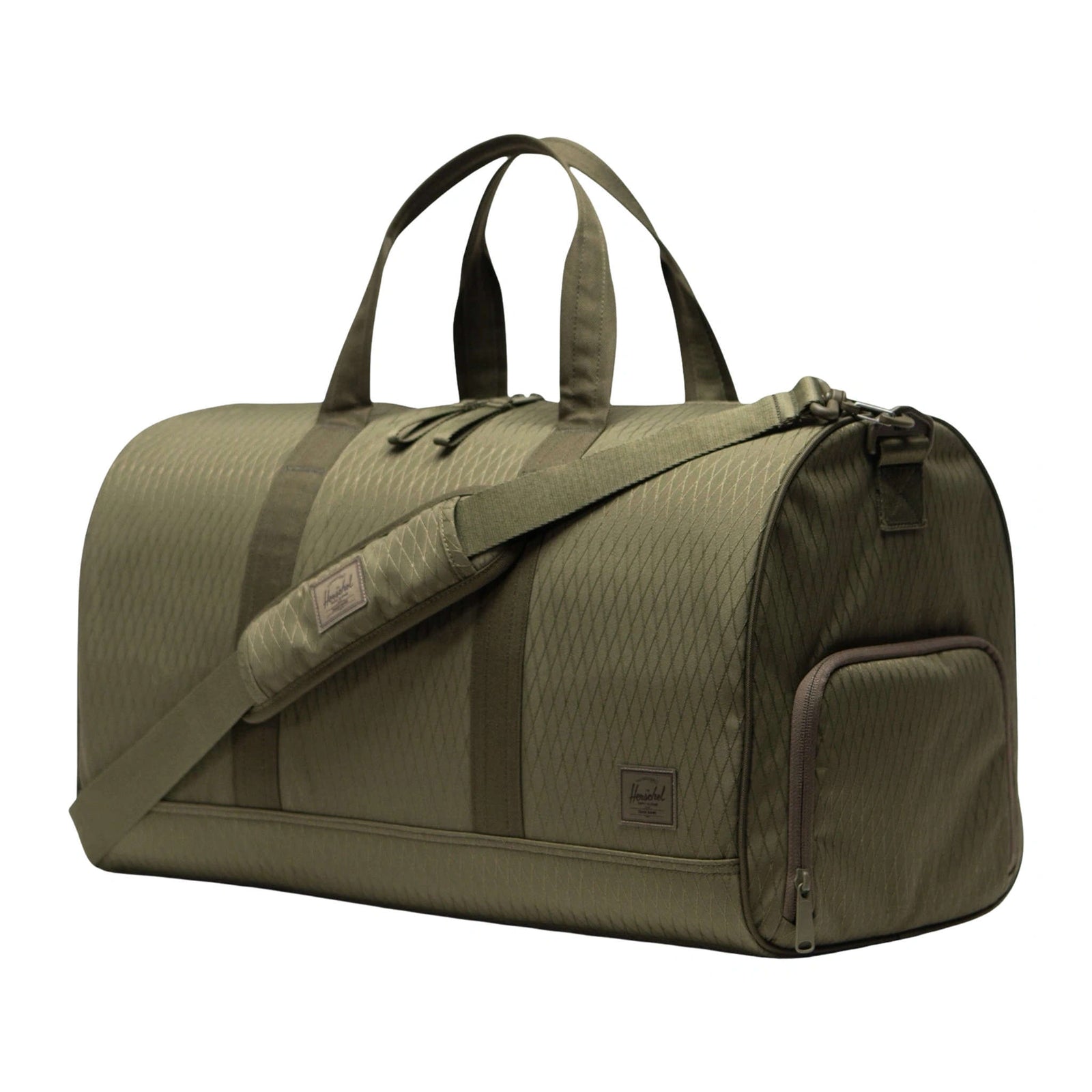 Herschel Novel Duffle Herschel Supply Co. 11396-07784-OS Duffle Bags 43L / Ivy Green Diamond