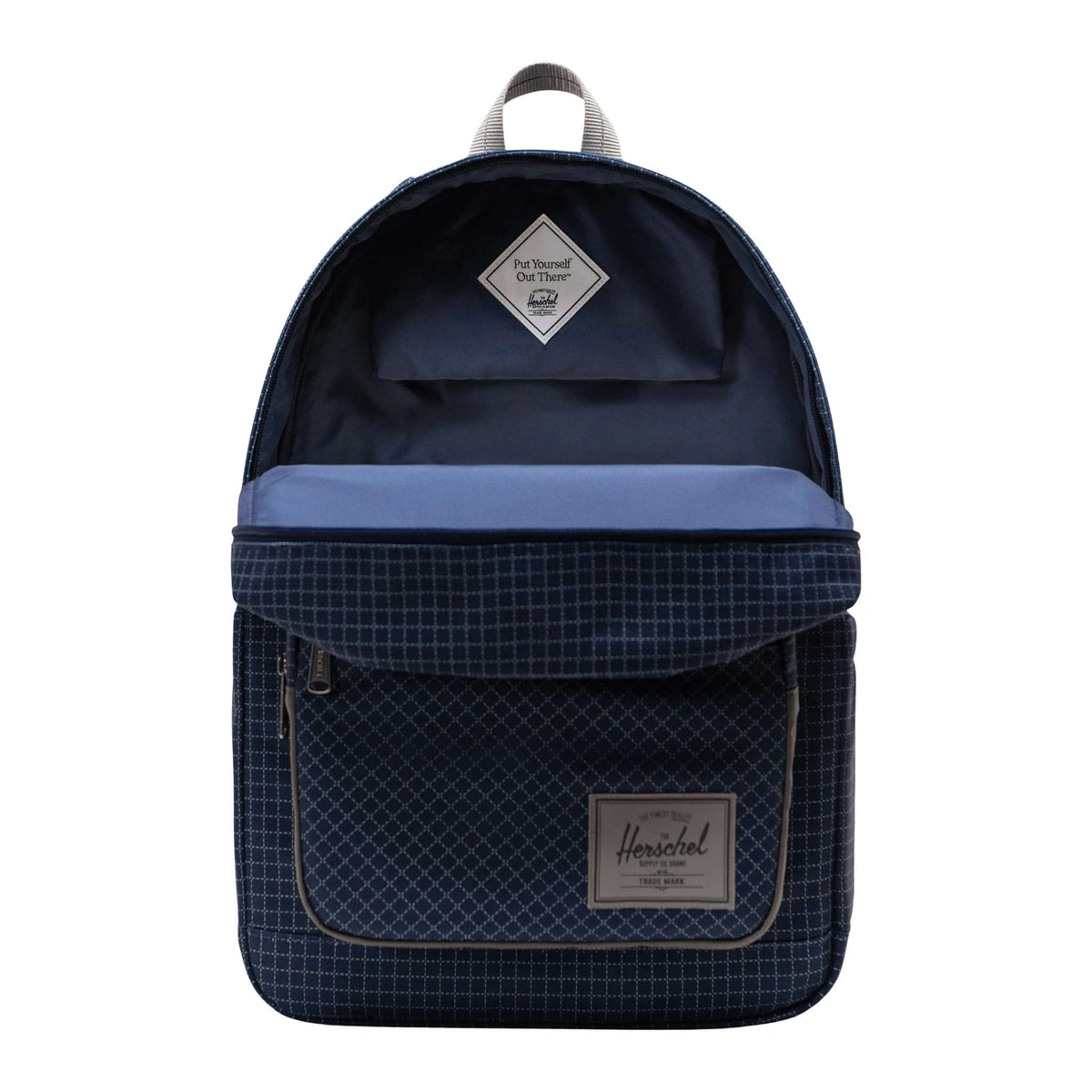 Pop Quiz Backpack Herschel Supply Co. 11405-07781-OS Backpacks 25L / Grid Naval Academy/Magnet