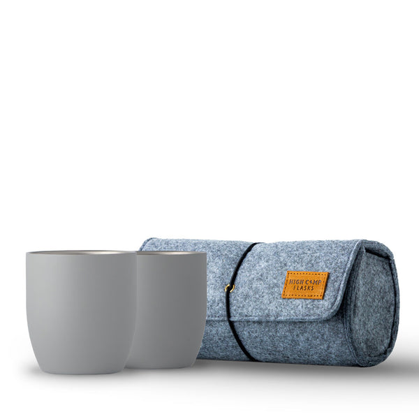 High Camp Flasks | Parkside Tumbler 2-Pack + Soft Case | Parasol