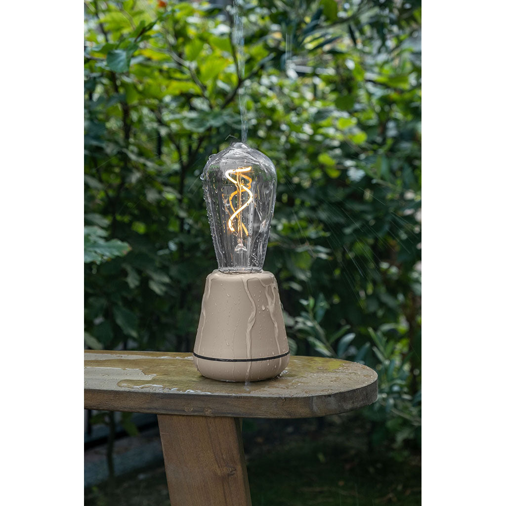 Humble Lights One Table Light Outdoor (IP65) Linen Outdoor Table