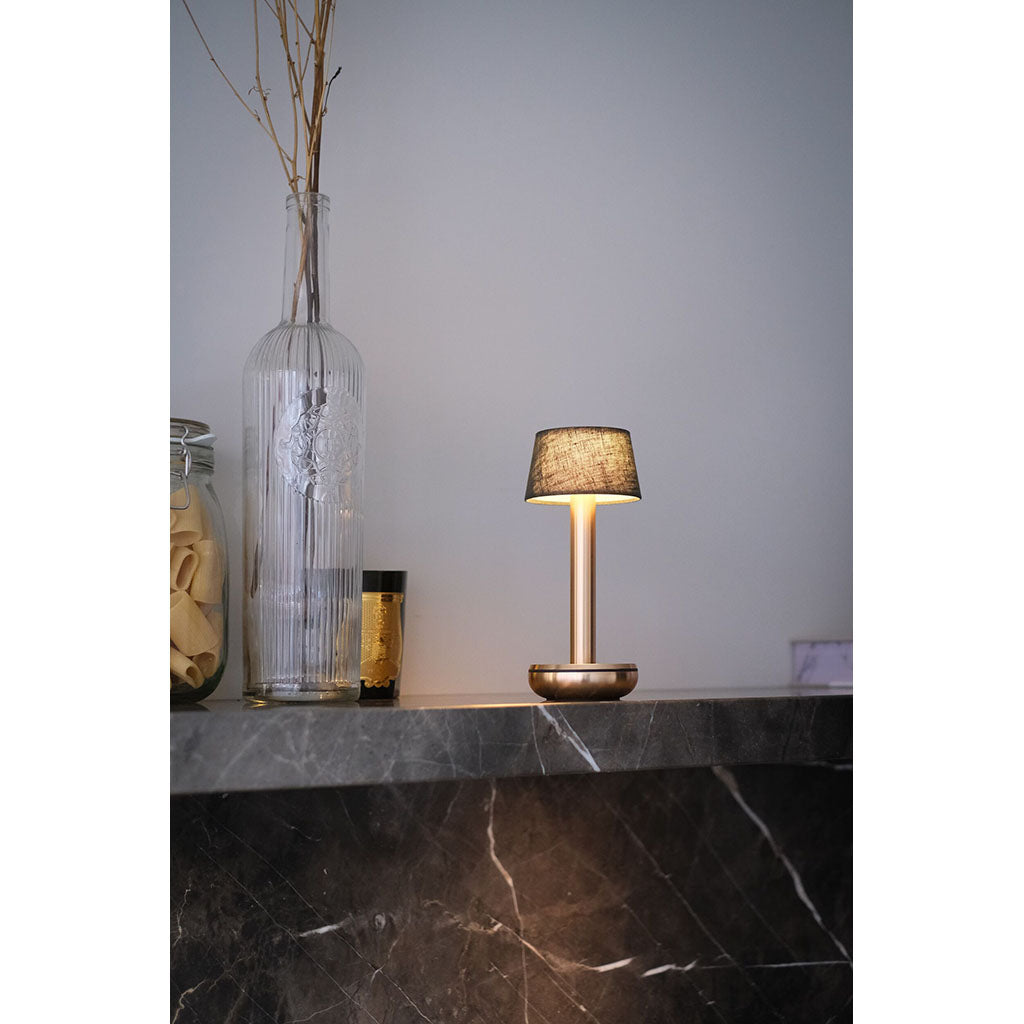 Two Table Light Humble Lights HUMTL00215 Table Lights One Size / Black/Brown Linen
