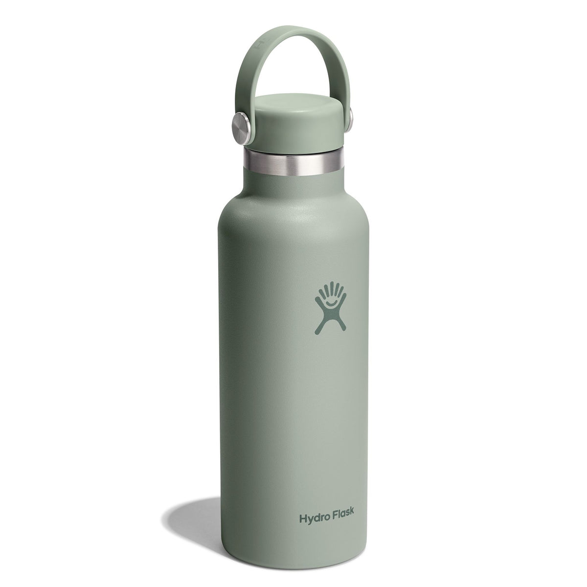 18 oz Standard Mouth w/ Flex Cap Hydro Flask S18CSX374 Water Bottles 18 oz / Agave