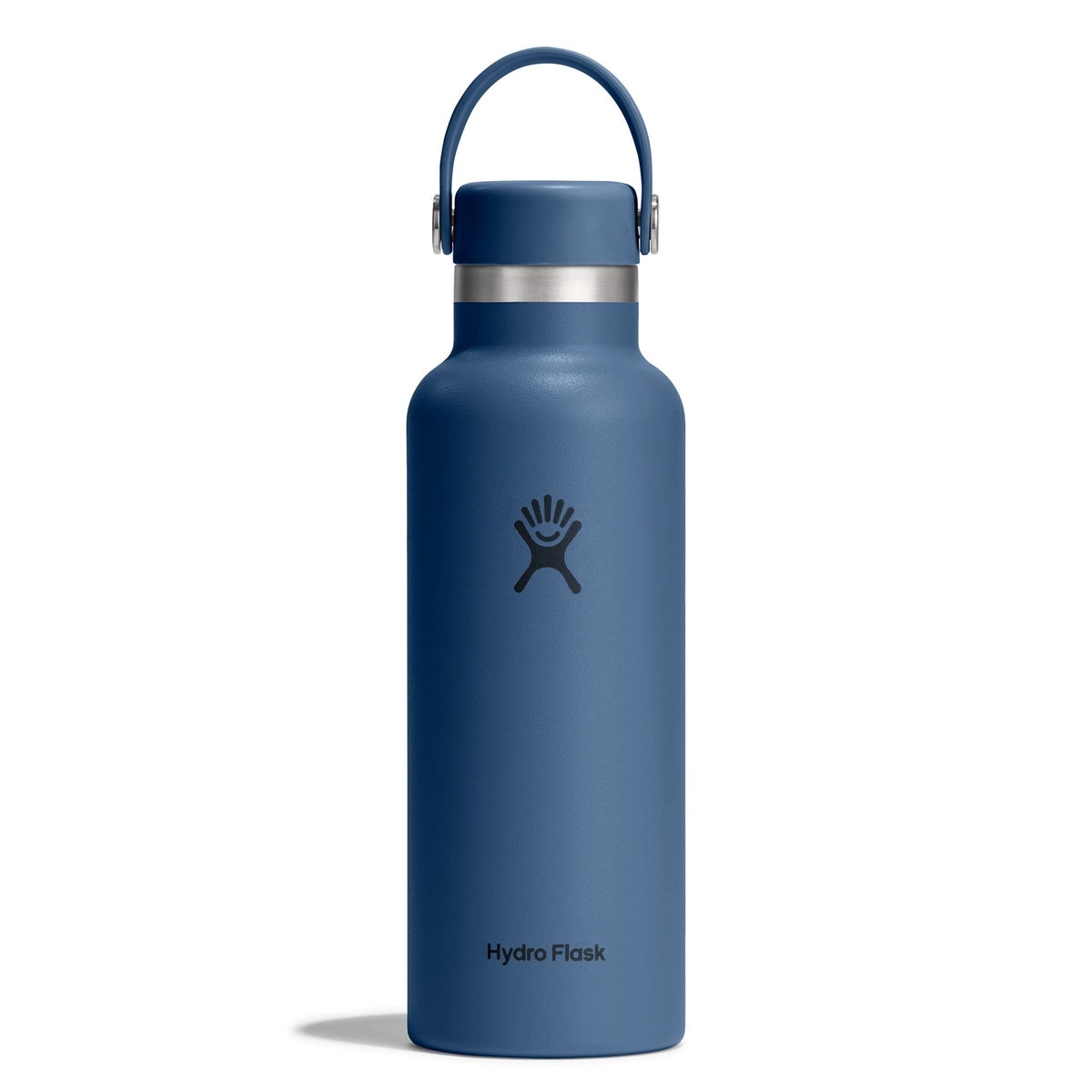 18 oz Standard Mouth w/ Flex Cap Hydro Flask S18CSX384 Water Bottles 18 oz / Harbor Blue