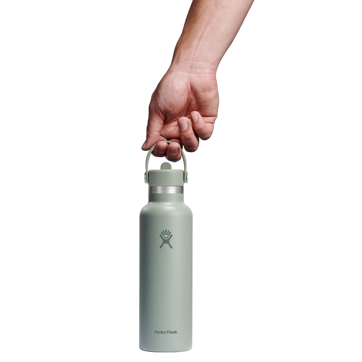 21 oz Standard Mouth w/ Flex Straw Cap Hydro Flask S21CFS374 Water Bottles 21 oz / Agave
