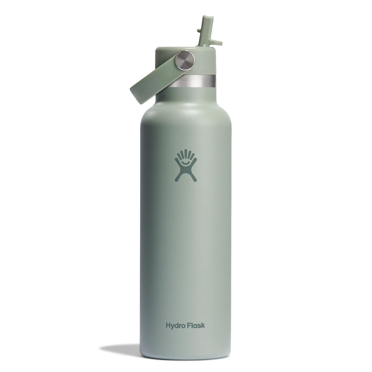 21 oz Standard Mouth w/ Flex Straw Cap Hydro Flask S21CFS374 Water Bottles 21 oz / Agave