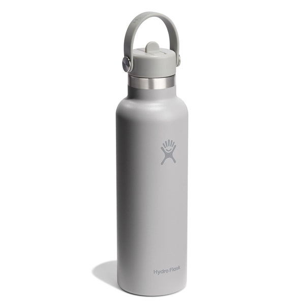 21 oz Standard Mouth w/ Flex Straw Cap Hydro Flask S21CFS035 Water Bottles 21 oz / Birch
