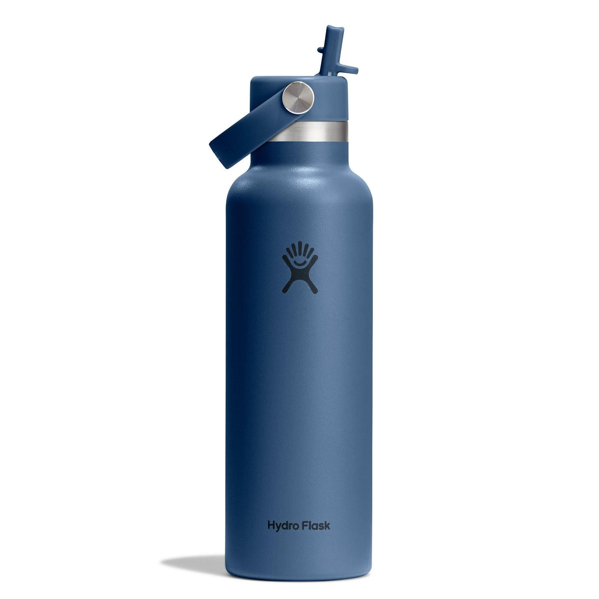 21 oz Standard Mouth w/ Flex Straw Cap Hydro Flask S21CFS384 Water Bottles 21 oz / Harbor Blue