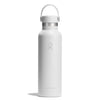 21 oz Standard Mouth Hydro Flask S21CSX110 Water Bottles 21 oz / White