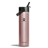 24 oz Lightweight w/ Flex Straw Cap Hydro Flask LW24LWFS088 Water Bottles 24 oz / Quartz