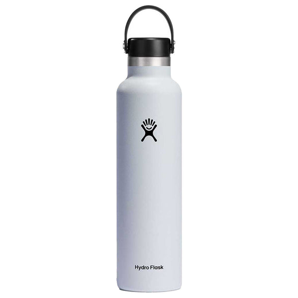 Hydro Flask 24oz Standard Mouth Insulated Bottle White
