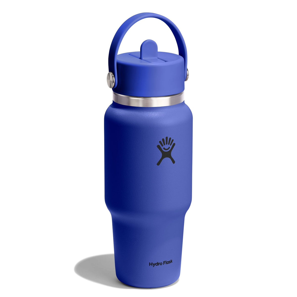24 oz Wide Mouth w/ Flex Straw Cap Hydro Flask WT24CFS382 Water Bottles 24 oz / Capri Blue