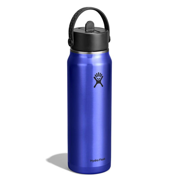 32 oz Lightweight w/ Flex Straw Cap Hydro Flask LW32LWFS392 Water Bottles 32 oz / Sapphire Blue