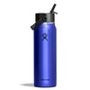 32 oz Lightweight w/ Flex Straw Cap Hydro Flask LW32LWFS392 Water Bottles 32 oz / Sapphire Blue