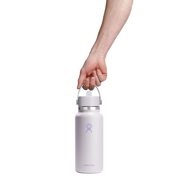 Hydro Flask | 32 oz Wide Mouth with Flex Straw Cap | Cloud Pink