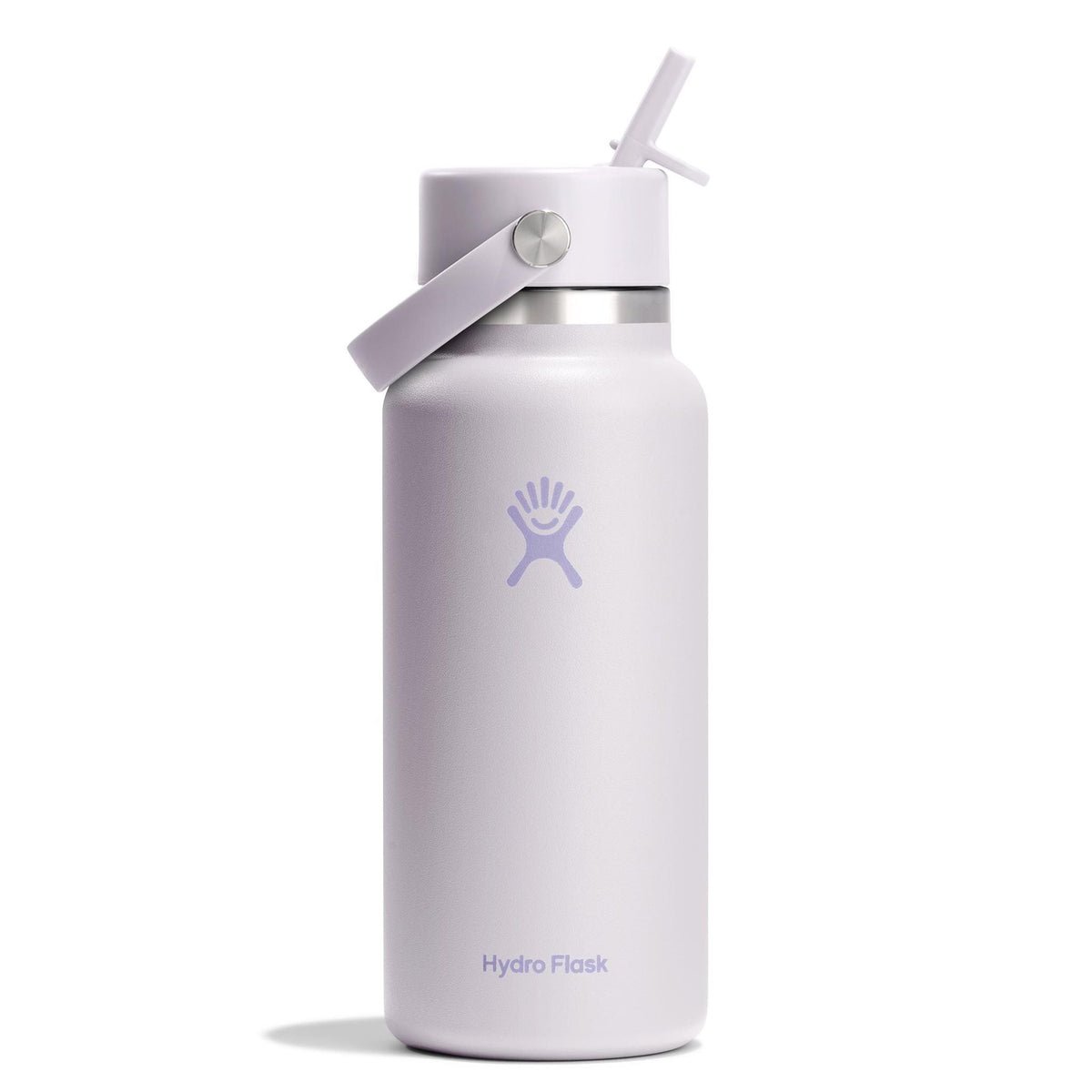 32 oz Wide Mouth w/ Flex Straw Cap Hydro Flask W32CFS145 Water Bottles 32 oz / Cloud Pink