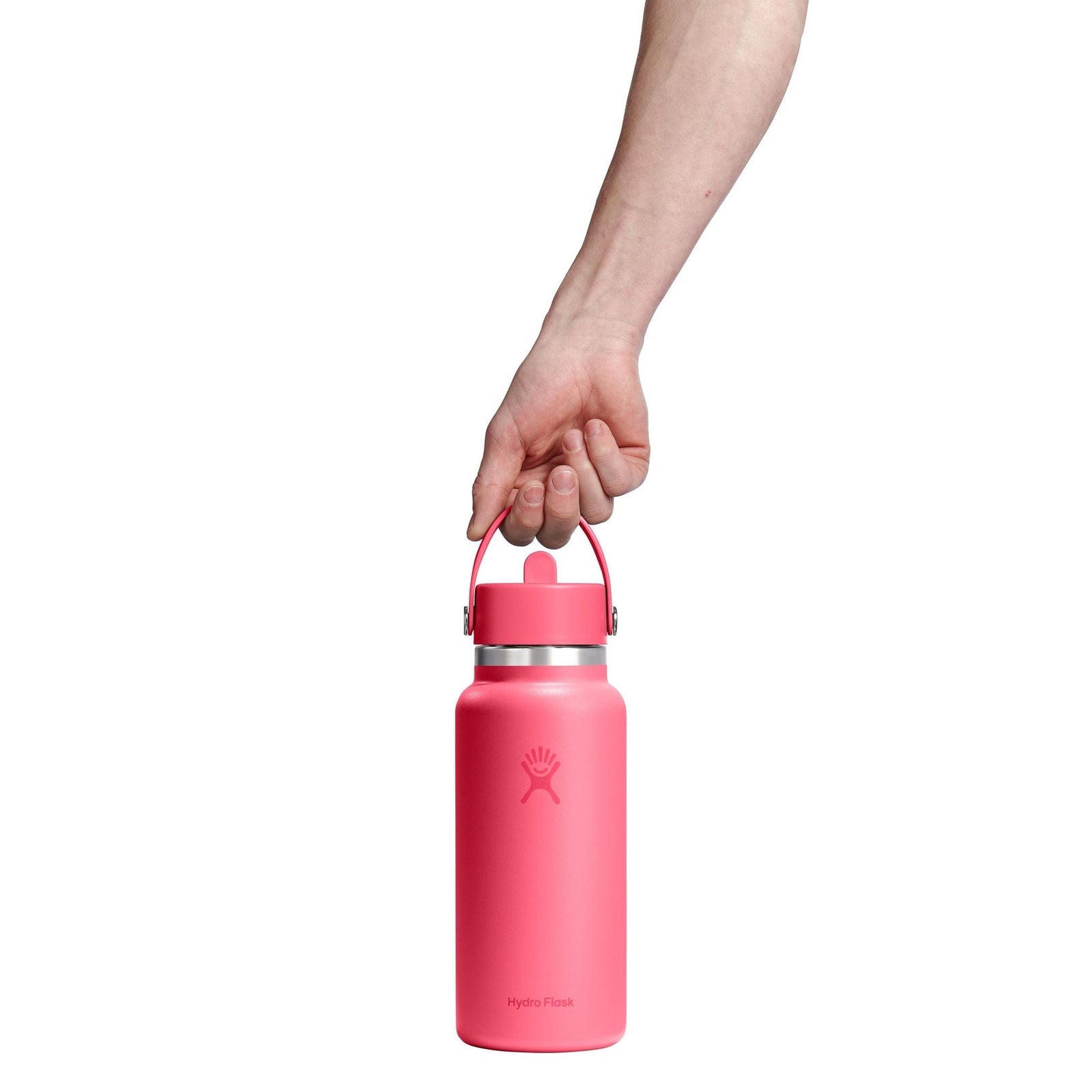 32 oz Wide Mouth w/ Flex Straw Cap Hydro Flask W32CFS668 Water Bottles 32 oz / Popstar Pink