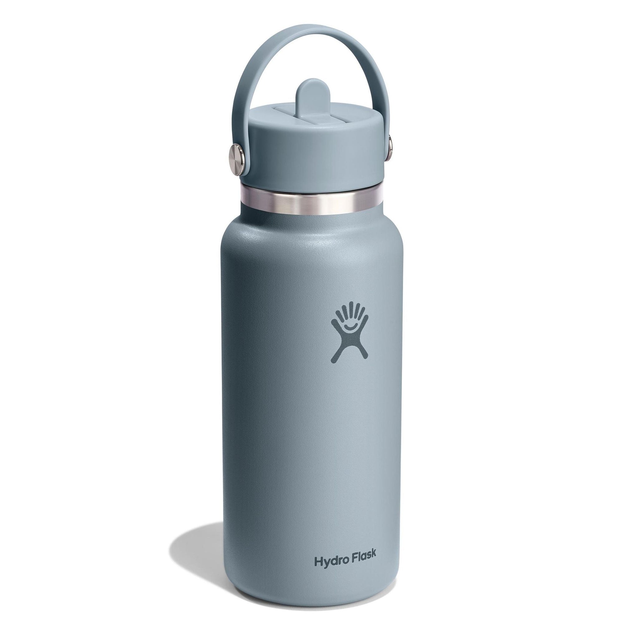 Hydro Flask | 32 oz Wide Mouth with Flex Straw Cap | Shale Gray