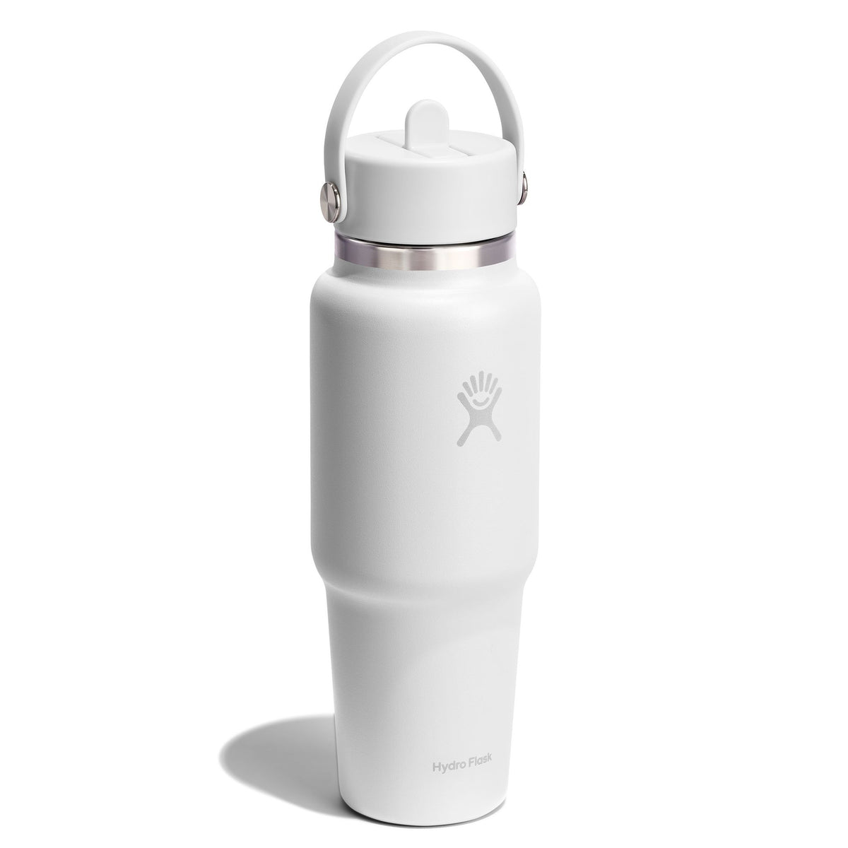 32 oz Wide Travel Bottle w/ Flex Straw Hydro Flask WT32CFS110 Water Bottles 32 oz / White