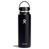 40 oz Wide Mouth Hydro Flask W40BTS001 Water Bottles 40 oz / Black