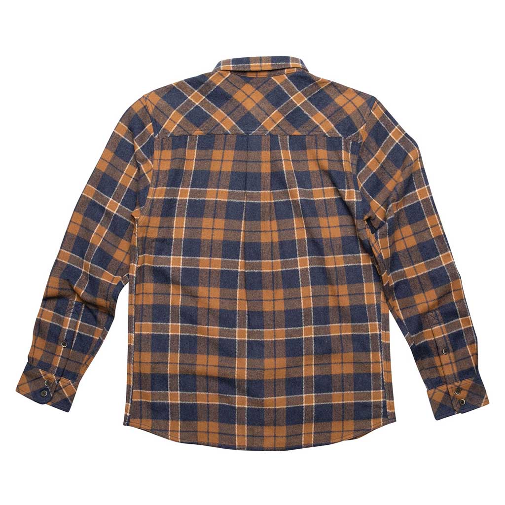 KAVU | Big Joe | Men's | Mens Flannel Overshirt | Blue Amber ...